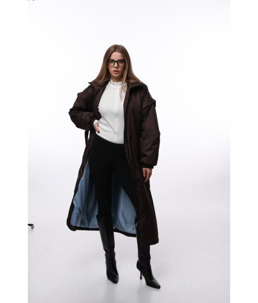 Demi-season raincoat (black, chocolate, graphite)