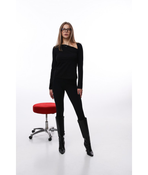 Long asymmetrical black