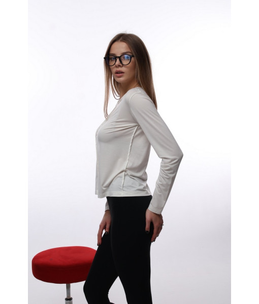 Long with seams white