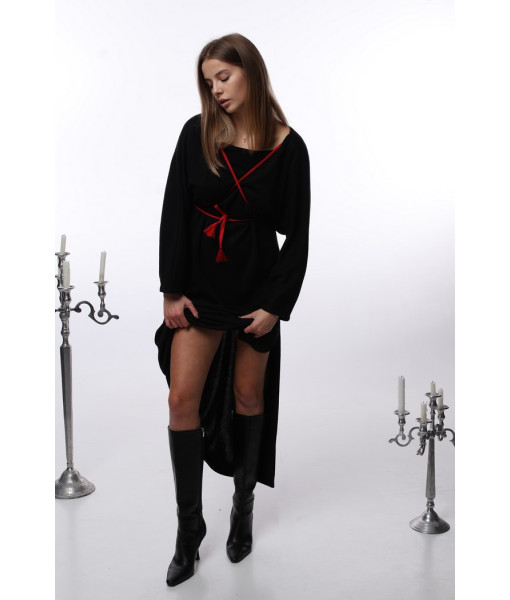 Warm angora dress