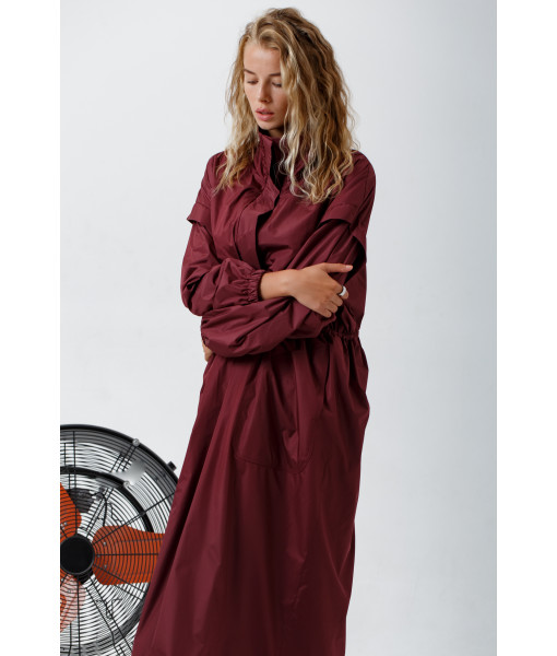 SEDATIVO Long Autumn Coat — Freedom of Silhouette