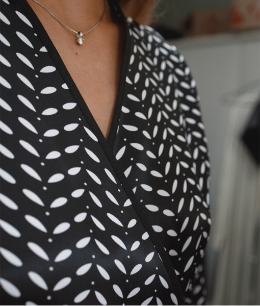 Kimono suit (blouse and pants)