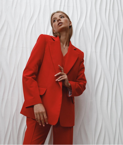Classic red jacket