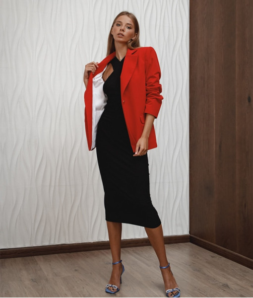 Classic red jacket