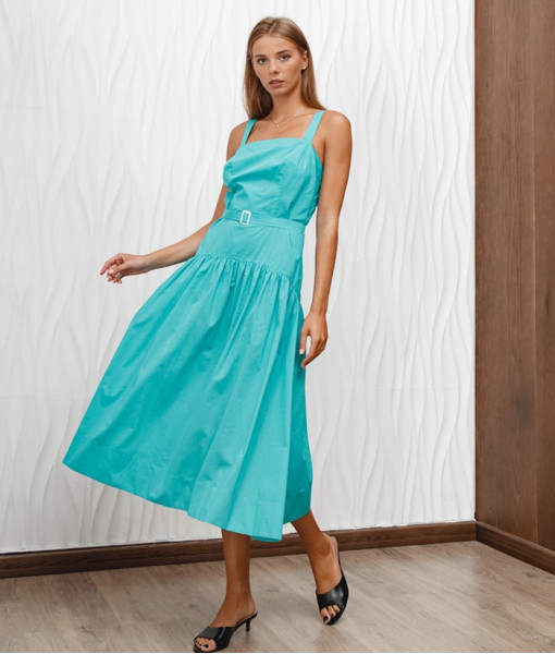 Poplin summer dress