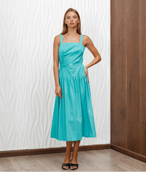 Poplin summer dress