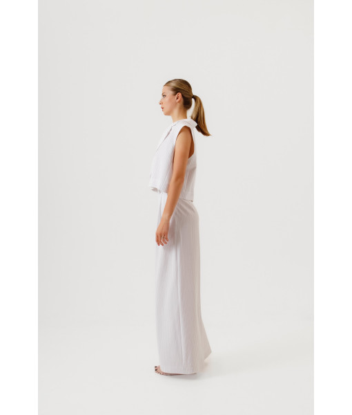 Striped pants (white)