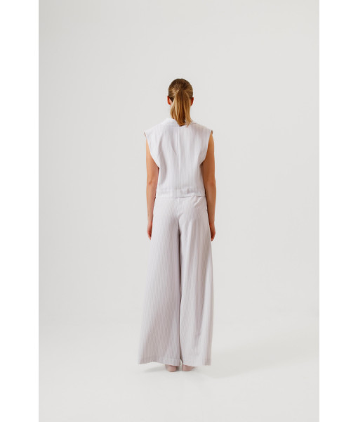 Striped pants (white)