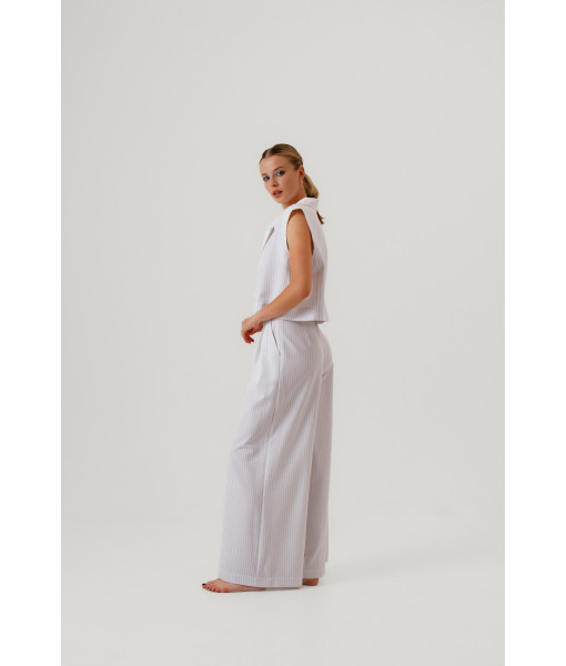 Striped pants (white)