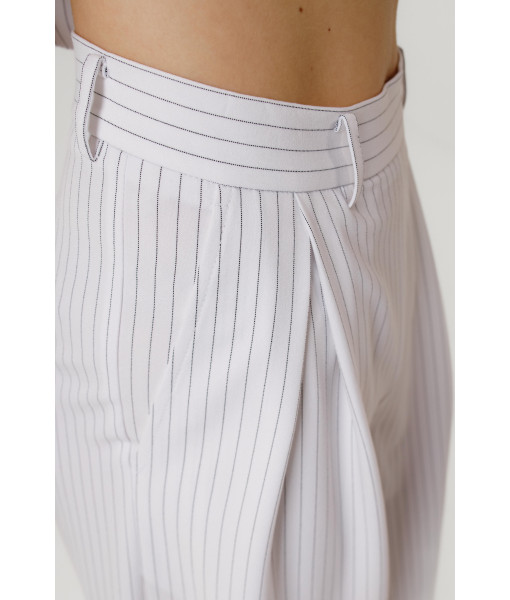 Striped pants (white)