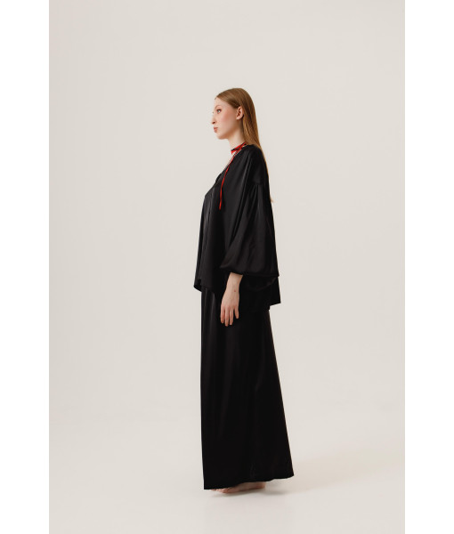 Armani silk shirt (black)