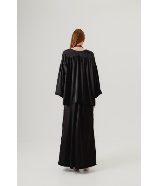 Armani silk shirt (black)