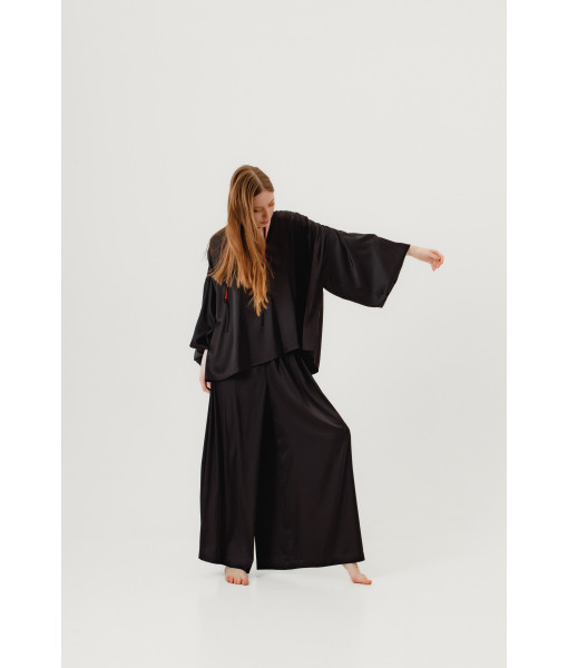 Armani silk shirt (black)