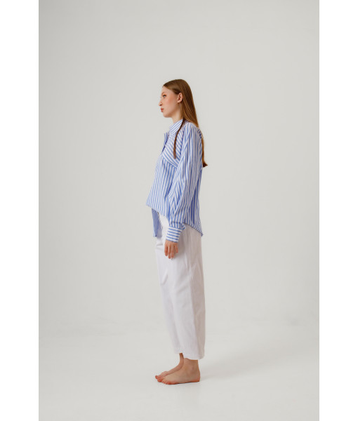 Striped shirt (blue)