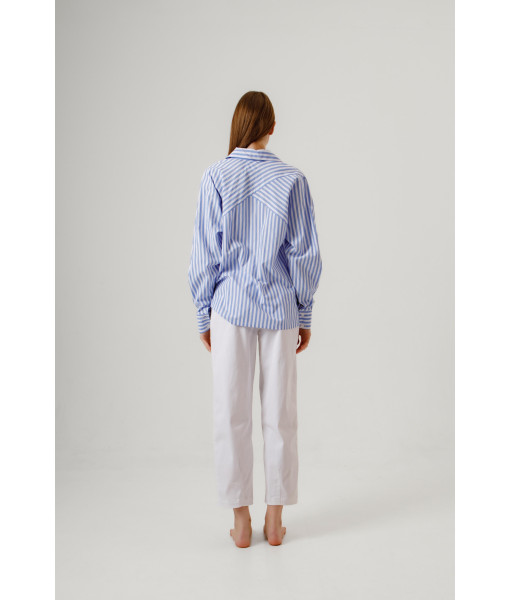 Striped shirt (blue)