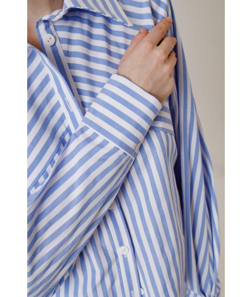 Striped shirt (blue)