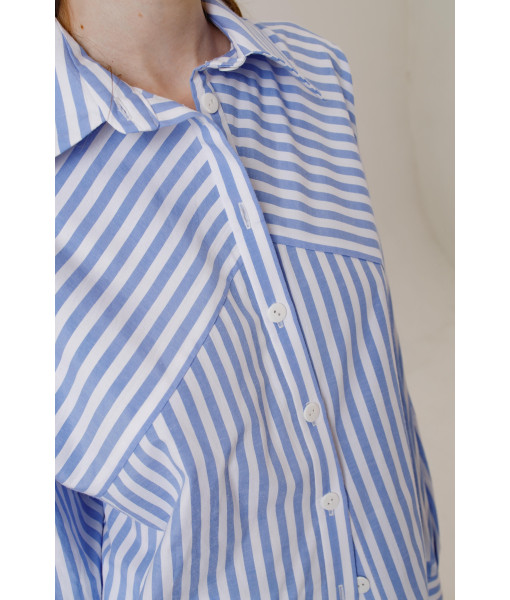 Striped shirt (blue)