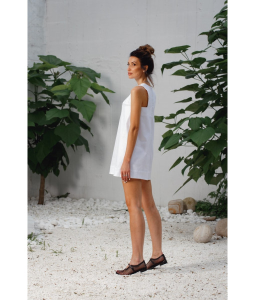 Trapeze dress (silver)
