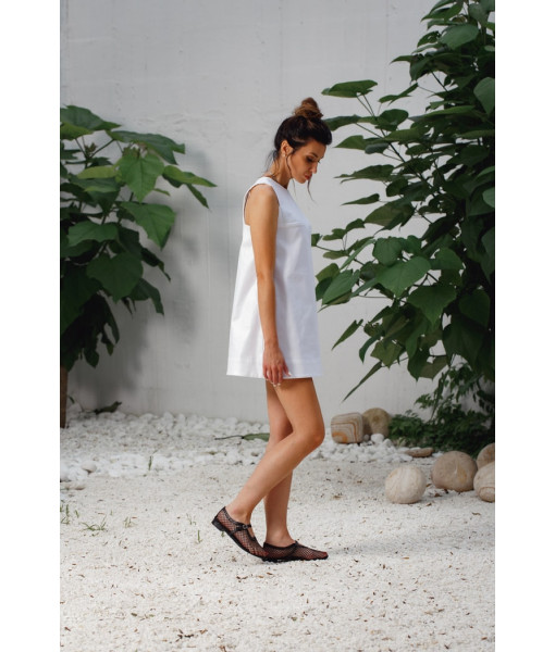 Trapeze dress (silver)