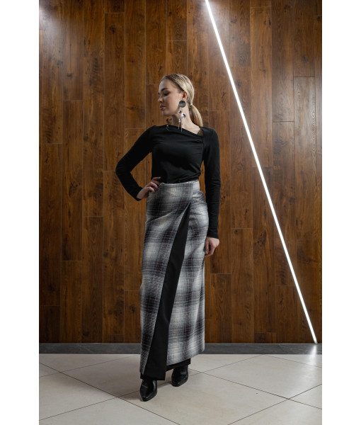 Skirt plakhta (black/gray)