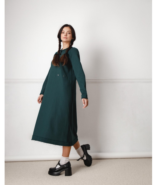 Casual reversible dress (black,white)