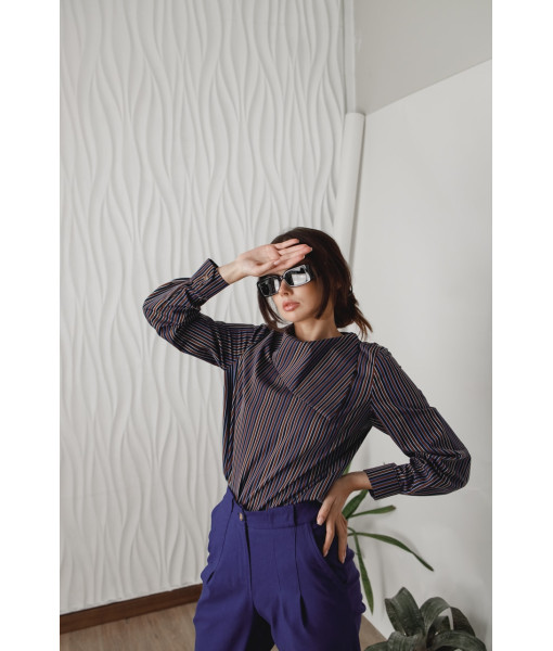 Striped shirt made from Italian cotton