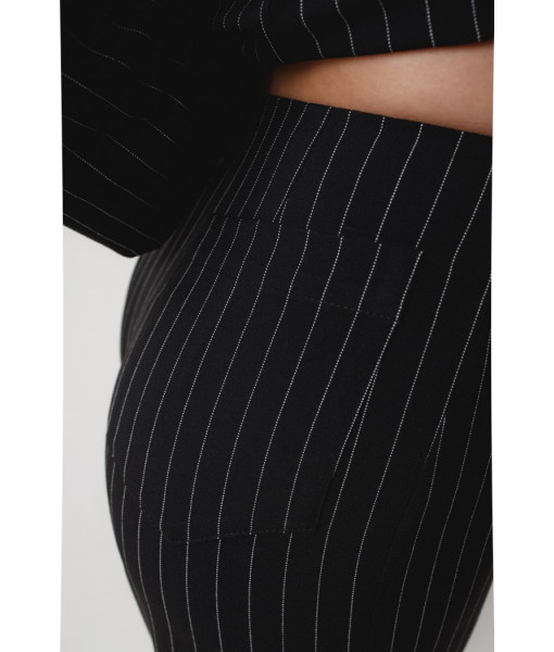 Stylish striped suit (black)
