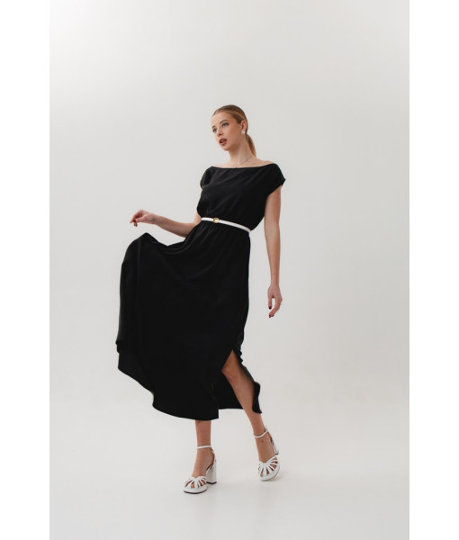 Elegant long dress (black)