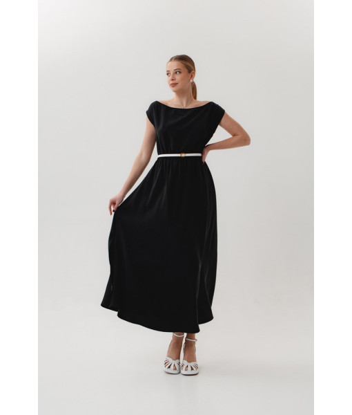 Elegant long dress (black)