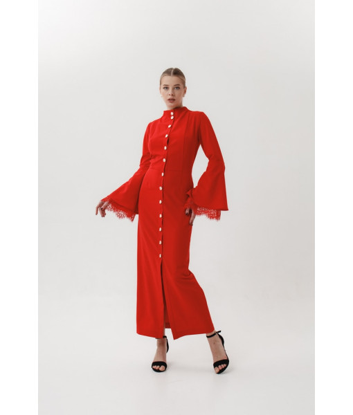 Long evening dress (red)