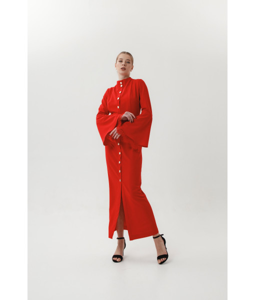 Long evening dress (red)