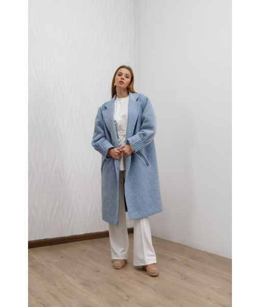 Winter coat, light blue