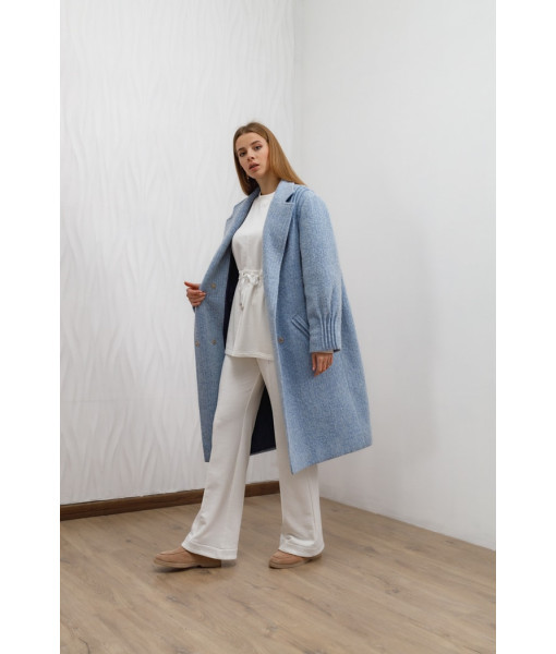 Winter coat, light blue