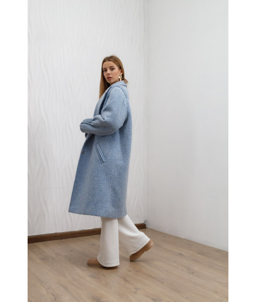Winter coat, light blue