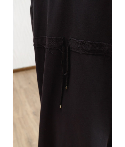 Long cardigan with buttons (black)