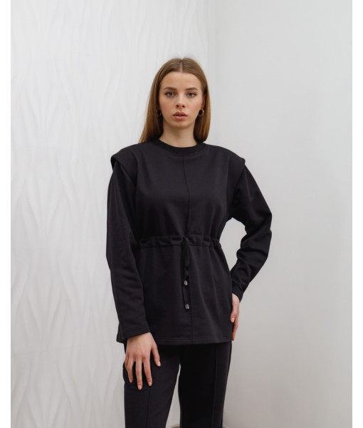 Knitted sweatshirt (black)