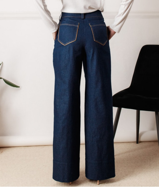 Straight jeans (blue)