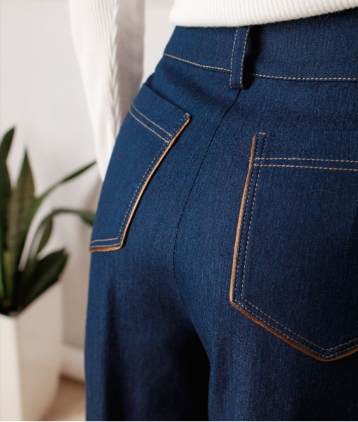 Straight jeans (blue)