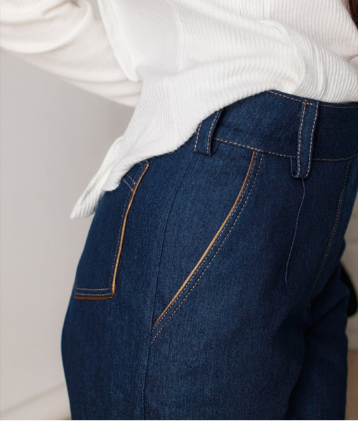 Straight jeans (blue)