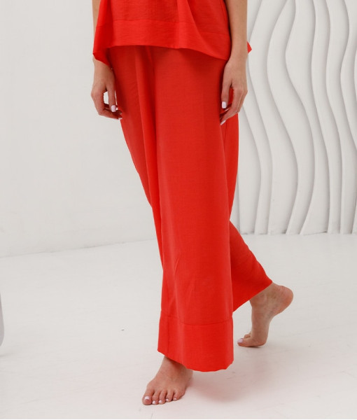 Palazzo pants (red)