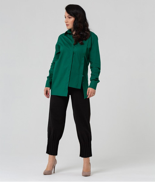 Pants with snaps (black)
