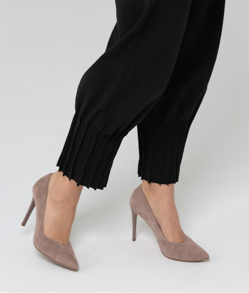 Pants with snaps (black)